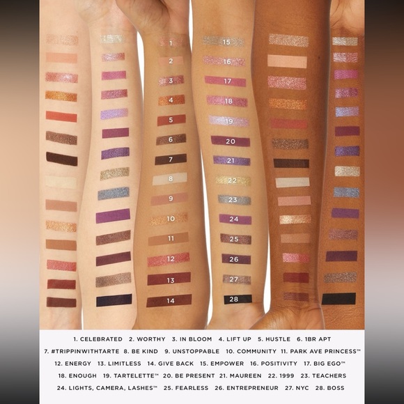 RARE FIND! Tarte Reflections Limited Edition 25th Anniversary Eyeshadow Palette - Picture 5 of 9